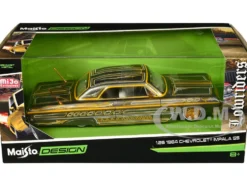1964 Chevrolet Impala SS Lowrider Gray Metallic with Gold Graphics 