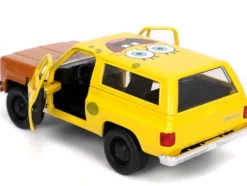 1980 Chevrolet K5 Blazer SpongeBob SquarePants Diecast Figurine Hollywood Rides Series 1/32 Diecast Model Car Jada 31798