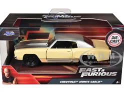 Chevrolet Monte Carlo Cream with Silver Hood and Top 