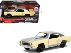 Chevrolet Monte Carlo Cream with Silver Hood and Top 