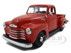 1950 Chevrolet 3100 Pick Up Truck Omaha Orange 1/25 Diecast Model Maisto 31952