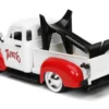 1953 Chevrolet Pickup Truck White Red Charro Man Diecast Figurine Tapatio 1/24 Diecast Model Car Jada 31968