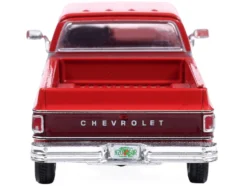 1979 Chevrolet Scottsdale K20 Pickup Truck Carmine Red Two-Tone 1/64 Diecast Model Car by IXO Models