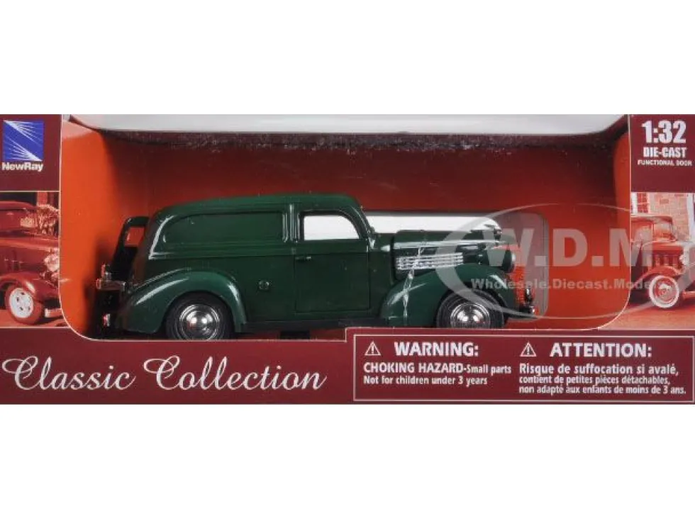 1939 Chevrolet Sedan Delivery Green 1/32 Diecast Car Model by New Ray 55053
