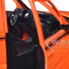 2006 Chevrolet Silverado Custom Pickup Truck Orange Metallic with Black Stripes "Die-Cast Collection" Series 1/25 Diecast Model Car by Motormax