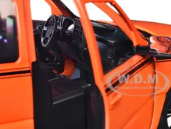 2006 Chevrolet Silverado Custom Pickup Truck Orange Metallic with Black Stripes "Die-Cast Collection" Series 1/25 Diecast Model Car by Motormax