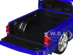 2006 Chevrolet Silverado Custom Pickup Truck Blue Metallic 