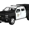 2017 Chevrolet Silverado 1500 LT Z71 Crew Cab Pickup Truck "Los Angeles Police Department" Black and White "Law Enforcement and Public Service" Series 1/27 Diecast Model Car by Motormax