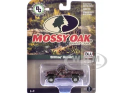 1983 Chevrolet Silverado Pickup Truck "Mossy Oak" Camouflage Livery "Big Country Collectibles" 2025 Series 1/64 Diecast Model Car by Auto World