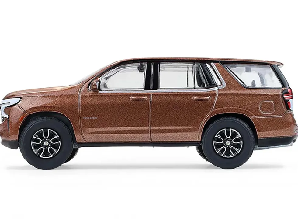 2022 Chevrolet Tahoe Auburn Metallic "Blue Collar Collection" Series 14 1/64 Diecast Model Car by Greenlight