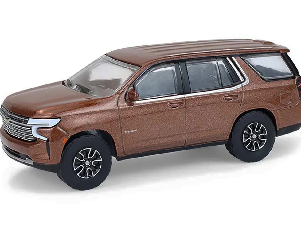 2022 Chevrolet Tahoe Auburn Metallic "Blue Collar Collection" Series 14 1/64 Diecast Model Car by Greenlight