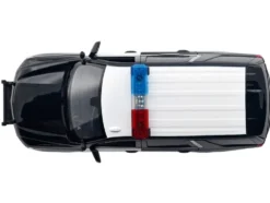 2025 Chevrolet Tahoe PPV "CHP (California Highway Patrol)" Black and White with Flashing Light Bar and Front and Rear Lights and Sounds 1/24 Diecast Model Car by Motormax