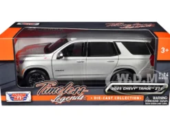 2025 Chevrolet Tahoe Z71 Gray Metallic "Timeless Legends" Series 1/24 Diecast Model Car by Motormax