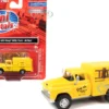 1955 Chevrolet Utility Truck Yellow Song Co Refrigeration and Heating 1/87 (HO) Scale Model Classic Metal Works 30652