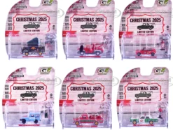 Christmas 2025 Limited Edition Set of 6 Cars 1/64 Diecast Model Cars by Greenlight