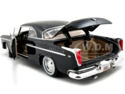 1955 Chrysler C300 Black 1/24 Diecast Model Car Motormax 73302