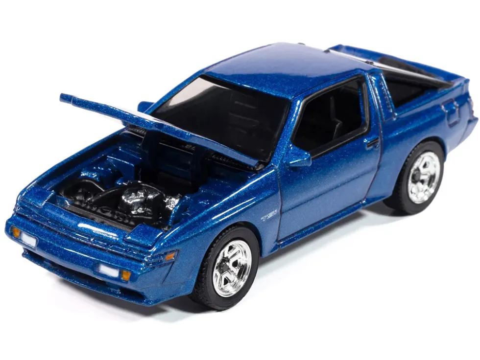 1988 Chrysler Conquest TSi Bright Blue Metallic "Modern Muscle" Series 1/64 Diecast Model Car by Auto World