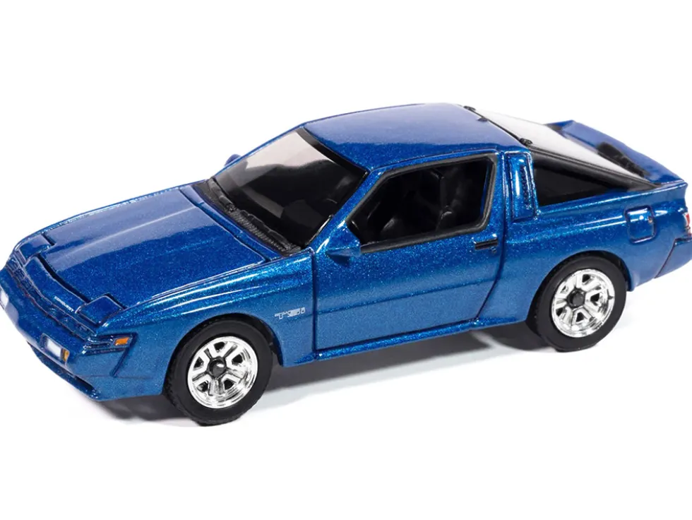 1988 Chrysler Conquest TSi Bright Blue Metallic "Modern Muscle" Series 1/64 Diecast Model Car by Auto World
