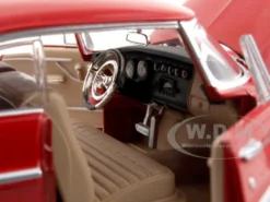 1955 Chrysler C300 Red 1/24 Diecast Model Car Motormax 73302