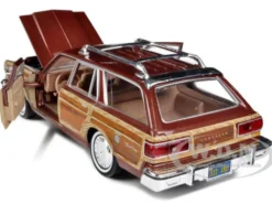 1979 Chrysler Lebaron Town and Country Burgundy 1/24 Diecast Model Car Motormax 73331