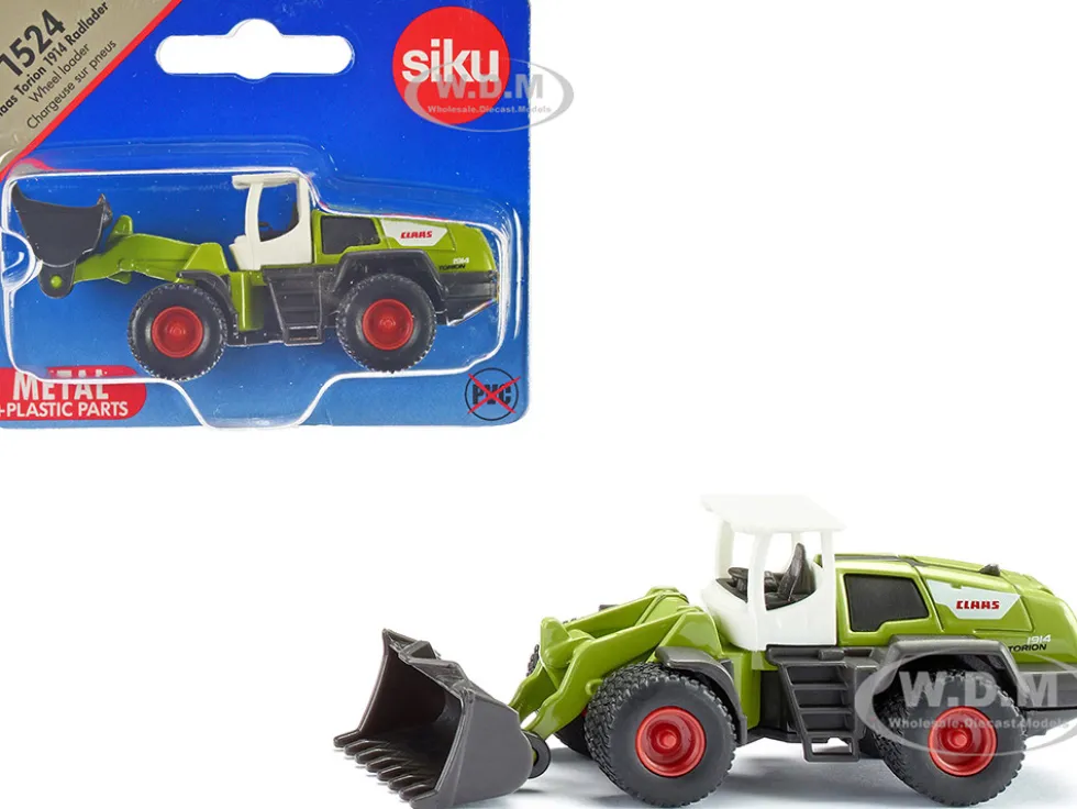 Claas Torion 1914 Wheel Loader Green with White Top Diecast Model Siku 1524