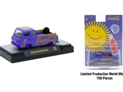 Coca-Cola Set of 3 pieces Release 53 Limited Edition to 10000 pieces Worldwide 1/64 Diecast Model Cars by M2 Machines