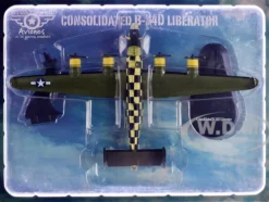 Consolidated B-24D Liberator Aircraft "You Cawn't Miss It, 448th Bombardment Group, 8th Air Force" (1944) British Royal Air Force 1/144 Diecast Model Airplane by Mitos Del Aire