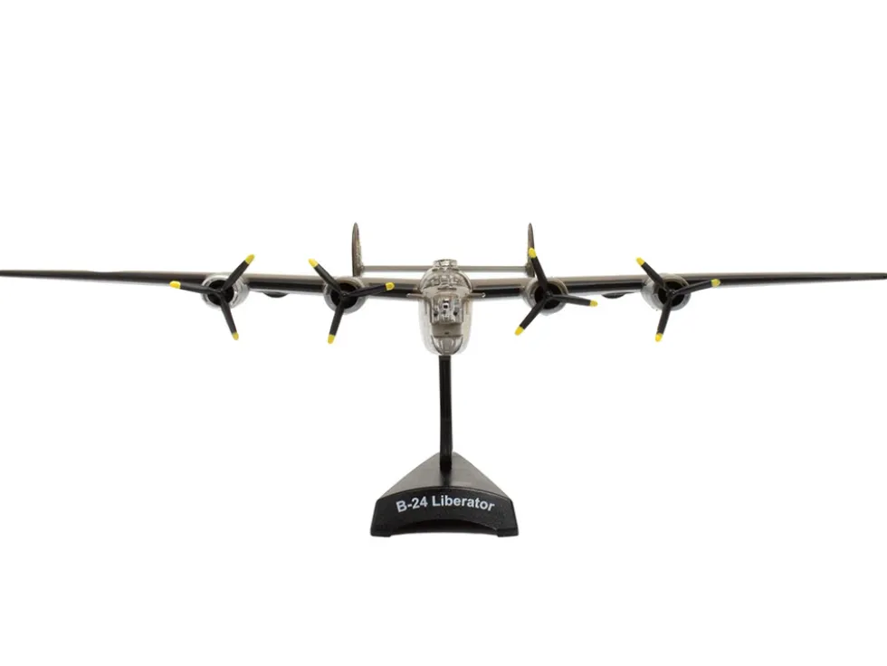 Consolidated B-24 Liberator Bomber Aircraft "Male Call, 707th Bomb Squadron, 446th Bomb Group" United States Army Air Forces 1/163 Diecast Model Airplane by Postage Stamp