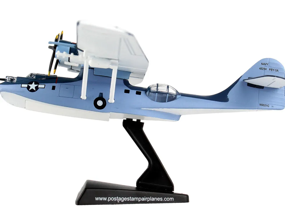 Consolidated PBY 5A Catalina Patrol Aircraft Bureau Number 48294 United States Navy 1/150 Diecast Model Airplane Postage Stamp PS5556-4