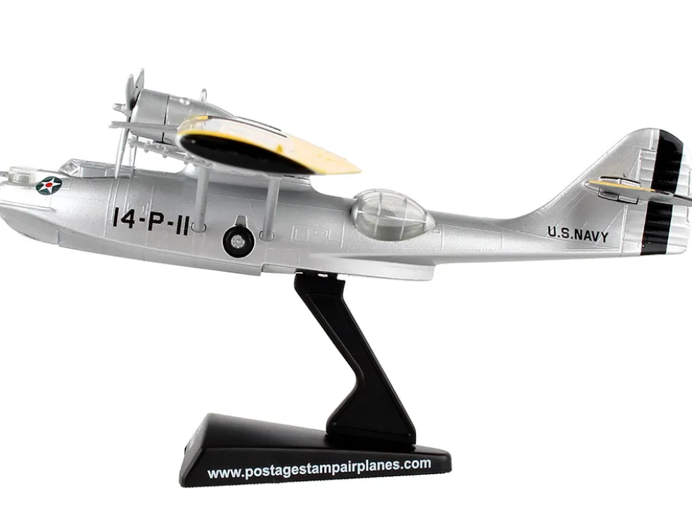 Consolidated PBY 5 Catalina Aircraft United States Navy 1/150 Diecast Model Airplane Postage Stamp PS5556-2