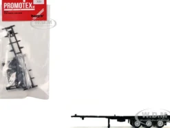 Container Chassis for 3-Axle 40ft Trailer 1/87 (HO) Plastic Model by Promotex