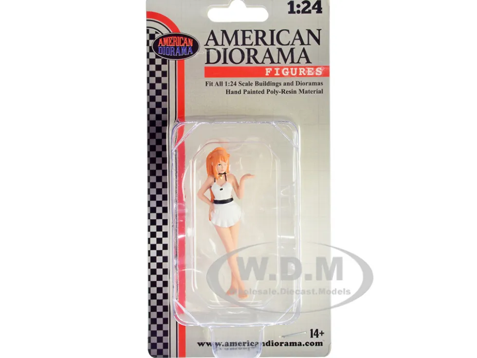 Cosplay Girls Figure 2 for 1/24 Scale Models American Diorama 24302