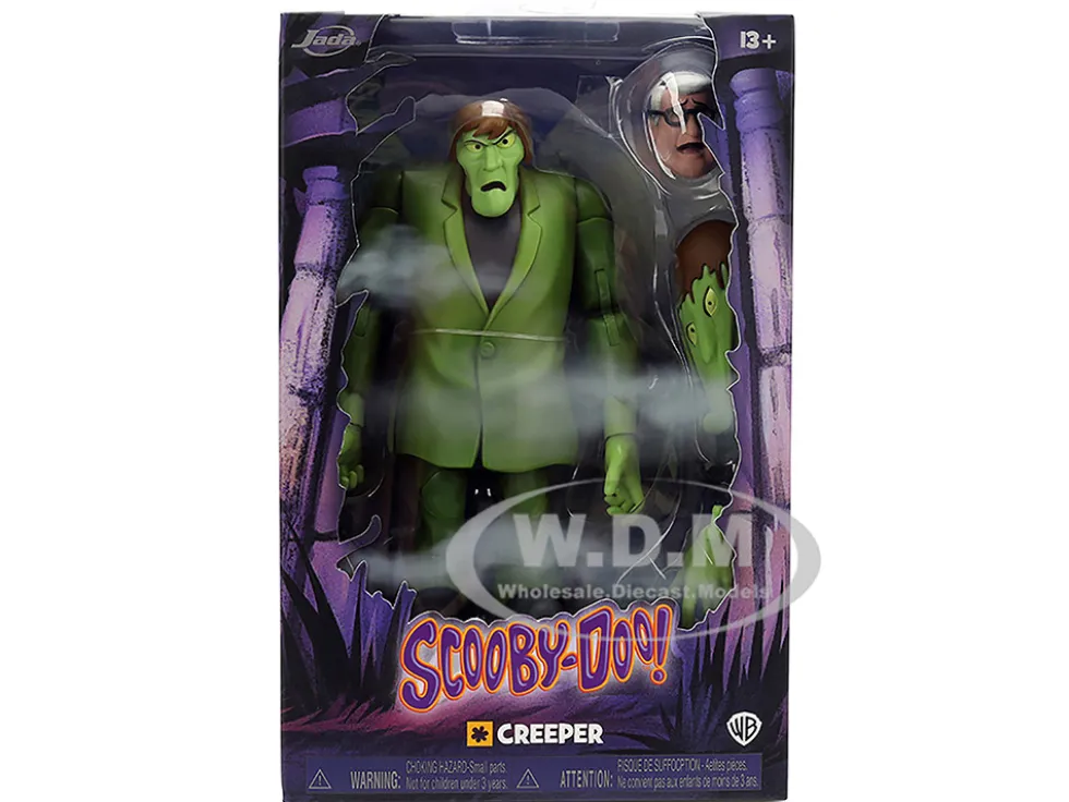 Creeper 6" Moveable Figure with Accessories and Alternate Head and Hands "Scooby-Doo!" Franchise Model by Jada