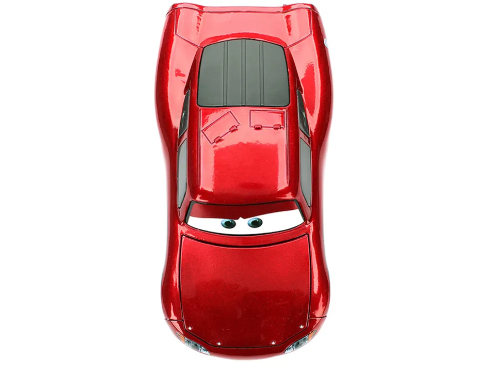 Cruising Lightning McQueen Red Metallic with Extra Wheels Disney & Pixar "Cars" Movie "Hollywood Rides" Series Diecast Model Car by Jada