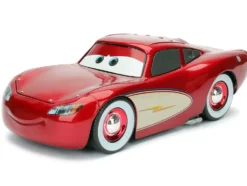 Cruising Lightning McQueen Red Metallic with Extra Wheels Disney & Pixar