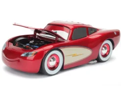 Cruising Lightning McQueen Red Metallic with Extra Wheels Disney & Pixar