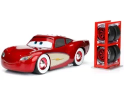 Cruising Lightning McQueen Red Metallic with Extra Wheels Disney & Pixar