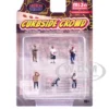 Curbside Crowd 6 piece Diecast Figure Set (6 Figures) Limited Edition for 1/64 Scale Models by American Diorama