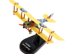 Curtiss JN4 Jenny Biplane Aircraft United States Army Air Service 1/100 Diecast Model Airplane Postage Stamp PS5810-2