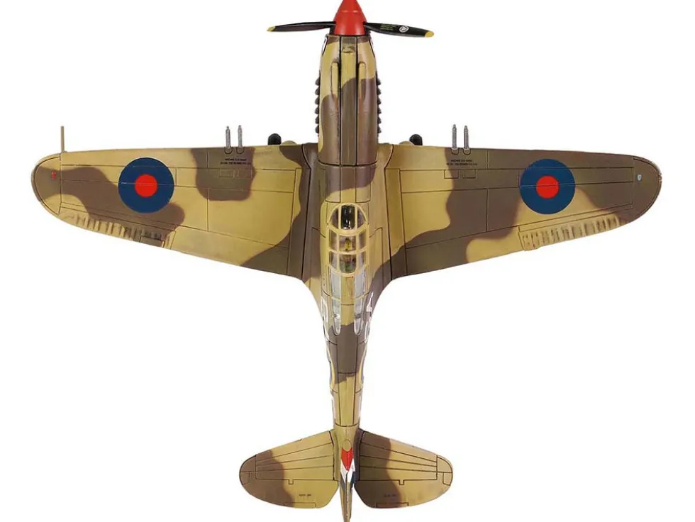 Curtiss P-40B Tomahawk MK IIB Aircraft Fighter 112 Squadron Royal Air Force AK402, GA-F North Africa October 1941 WW2 Aircrafts Series 1/72 Diecast Model Forces of Valor FOV-812060A