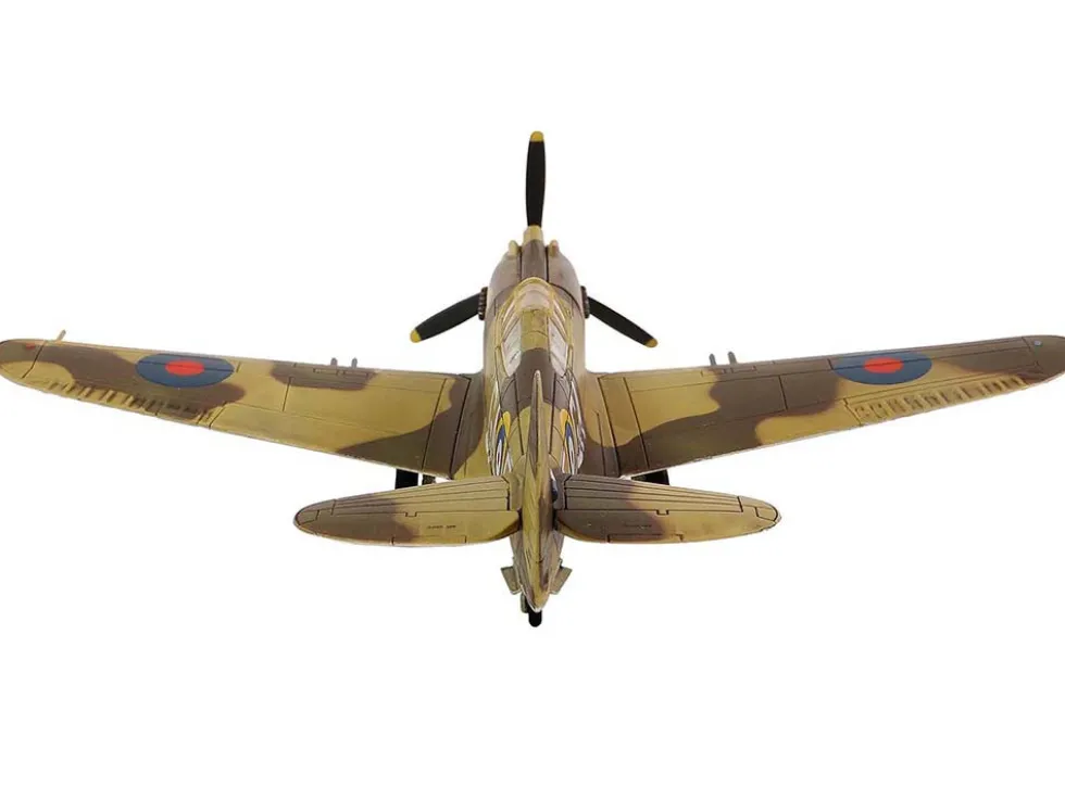 Curtiss P-40B Tomahawk MK IIB Aircraft Fighter 112 Squadron Royal Air Force AK402, GA-F North Africa October 1941 WW2 Aircrafts Series 1/72 Diecast Model Forces of Valor FOV-812060A