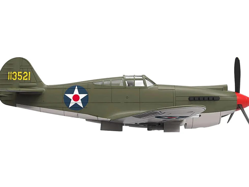 Curtiss P-40B Warhawk Aircraft "Hawaii" (1945) United States Army Air Forces "Planes of World War II" Series 1/72 Diecast Model Airplane by Luppa