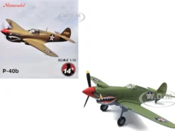 Curtiss P-40E Warhawk Fighter Aircraft "China-Burma-India Theater" (1942) United States Army Air Forces 1/72 Diecast Model Airplane
