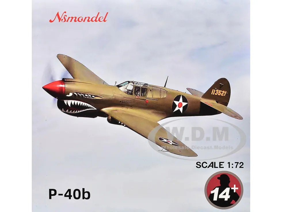 Curtiss P-40E Warhawk Fighter Aircraft "China-Burma-India Theater" (1942) United States Army Air Forces 1/72 Diecast Model Airplane