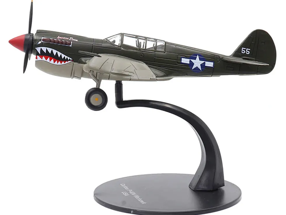 Curtiss P-40N Warhawk Fighter Aircraft "American Dream, National Warplane Museum" United States Army Air Forces 1/72 Diecast Model by Militaria Die Cast
