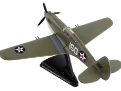 Curtiss P 40 Warhawk Fighter Aircraft #160 Pilot George S Welch United States Army Air Force Attack on Pearl Harbor 1941 1/90 Diecast Model Airplane Postage Stamp PS5354-2
