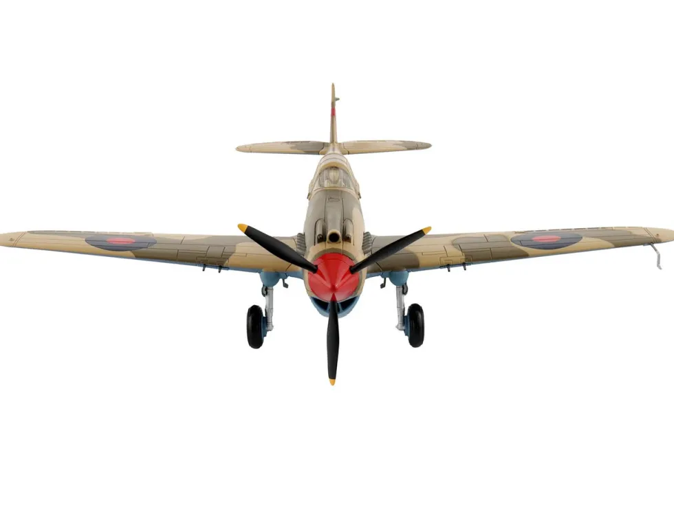 Curtiss P-40 Warhawk Tomahawk Mk IIB Aircraft "LD-C, Clive Caldwell, No. 250 Squadron, North Africa" (1942) British Royal Air Force "Air Power Series" 1/48 Diecast Model by Hobby Master