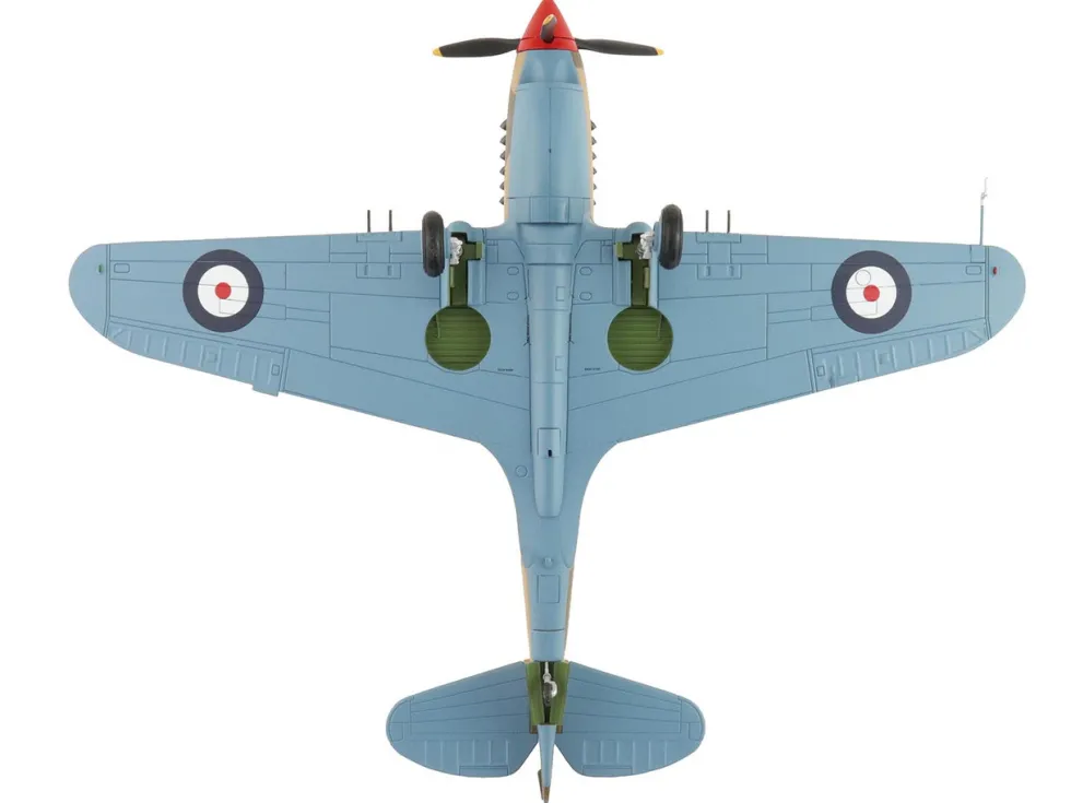 Curtiss P-40 Warhawk Tomahawk Mk IIB Aircraft "LD-C, Clive Caldwell, No. 250 Squadron, North Africa" (1942) British Royal Air Force "Air Power Series" 1/48 Diecast Model by Hobby Master