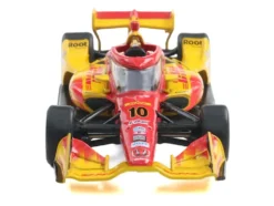 Dallara IndyCar #10 Alex Palou "DHL" Chip Ganassi Racing (Road Course Configuration) Champion "NTT IndyCar Series" (2025) with Trading Card 1/64 Diecast Model Car by IXO Models