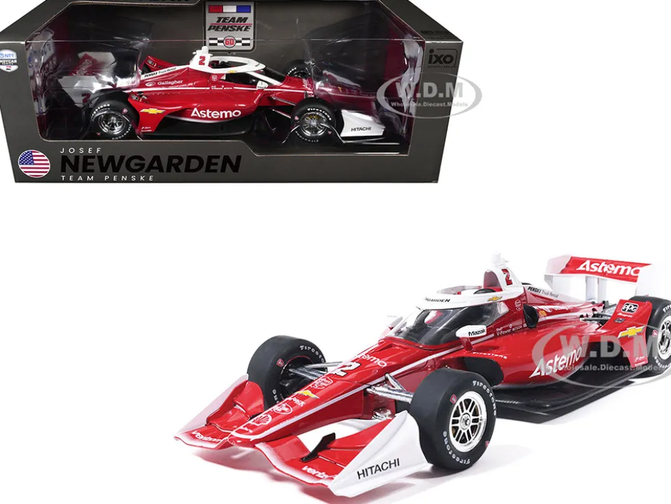 Dallara IndyCar #2 Josef Newgarden "Astemo" Team Penske (Road Course Configuration) "NTT IndyCar Series" (2026) 1/18 Diecast Model Car by IXO Models